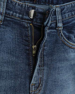 Slim-fit denim pants