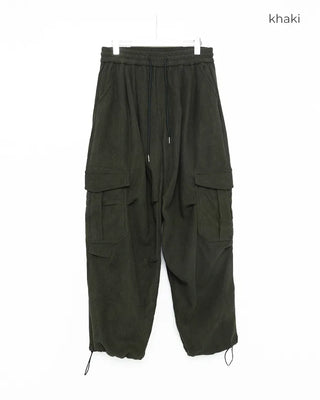 Fleece-lined corduroy cargo pants