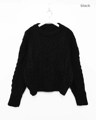 Cable Knit Crew Neck