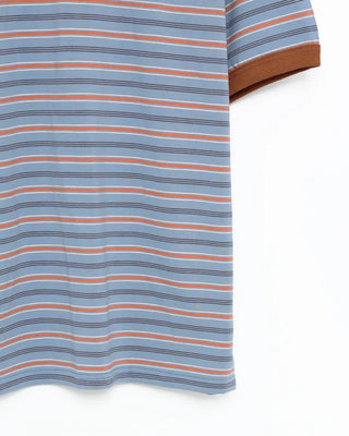 Colored striped short-sleeved T-shirt