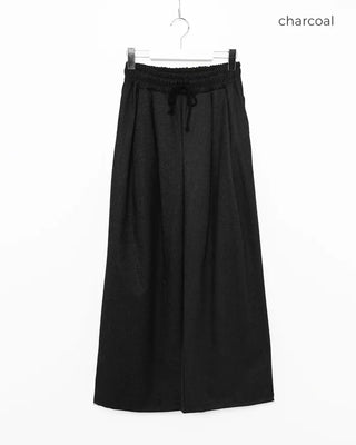 Tencel wide-leg pants