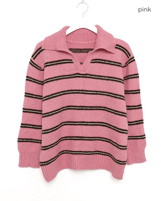 Colored striped knit