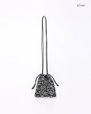 Sequined mini bag