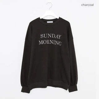 SUNDAY Lettering Sweatshirt