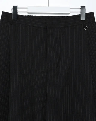 Striped wide slacks