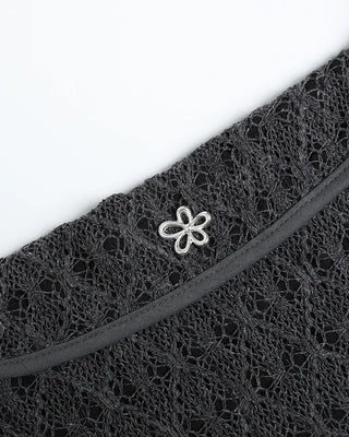 Flower Diamond Lace Waist Pouch