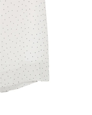Ribbon polka dot midi skirt