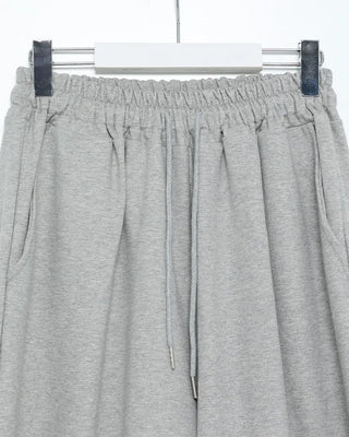 Frilled mid-length sweatpants