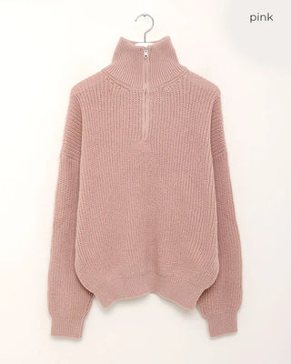 (Unisex) Half-Zip Knit