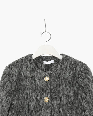 Gold button-point jacket