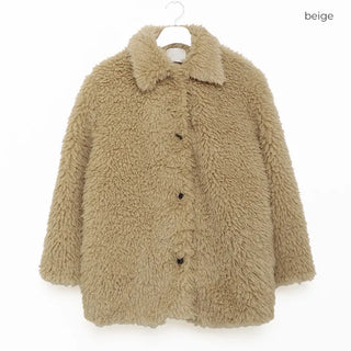 Boa Collar Oversized Jacket
