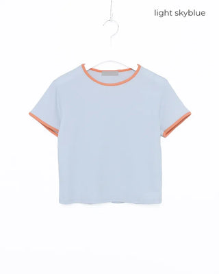 Two-tone block ringer T-shirt