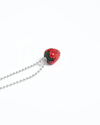 Strawberry Cubic Necklace
