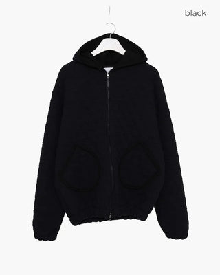 Quilted Hooded Blouson