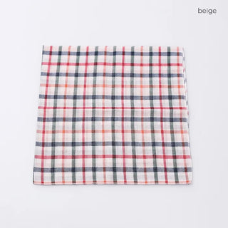 Checked scarf