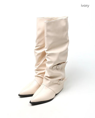Stiletto long boots