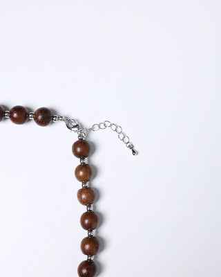 Woody Bead Necklace