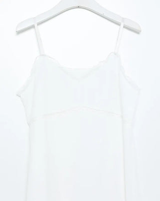 Lace camisole mini dress