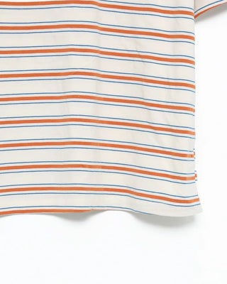 Trendy striped short-sleeved T-shirt