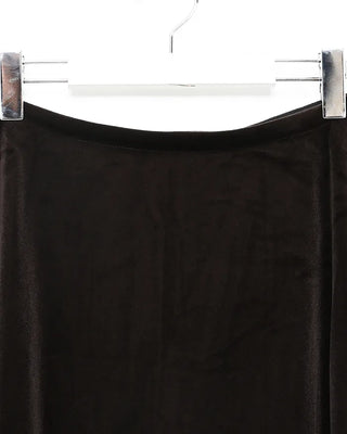Velvet maxi skirt