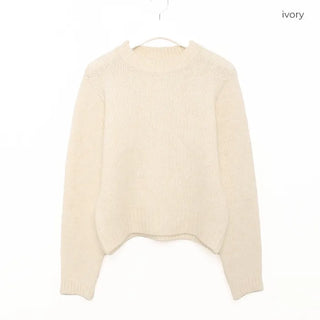 Round neck soft knitwear
