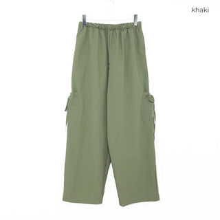 Side Ribbon Pocket Cozy Pants