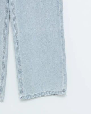 Straight summer denim pants