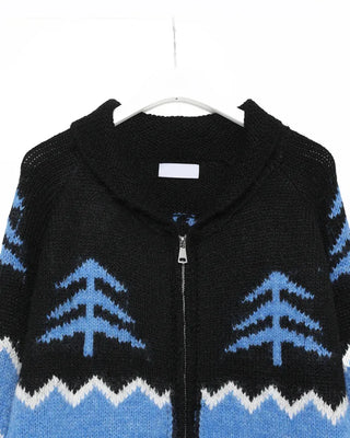 Cowichan wool knit cardigan