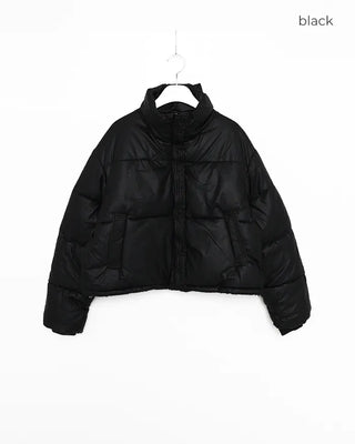 High neck simple padding