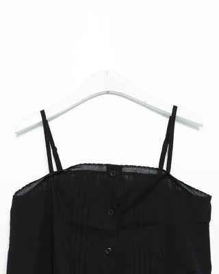 Shirred camisole blouse
