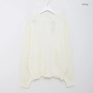 (Unisex) Damaged Comfort Knit