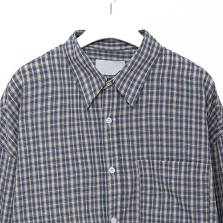 (Unisex) Check Cotton Shirt