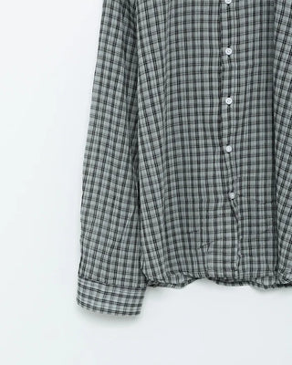 Checked loose-fit shirt