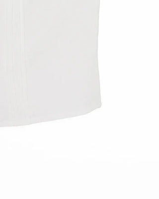 Scalloped lace neck pintuck tank top blouse