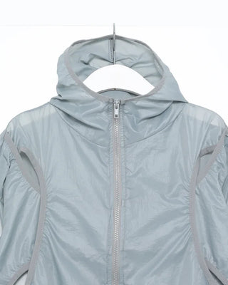Glossy Windbreaker Jacket