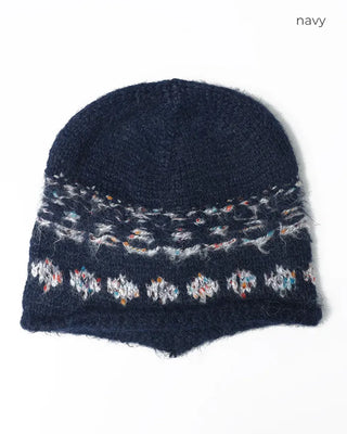 Mixed Color Point Knit Beanie