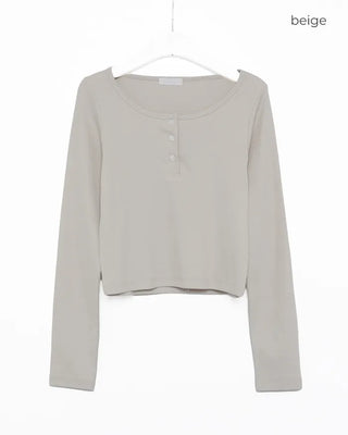 Half-button T-shirt