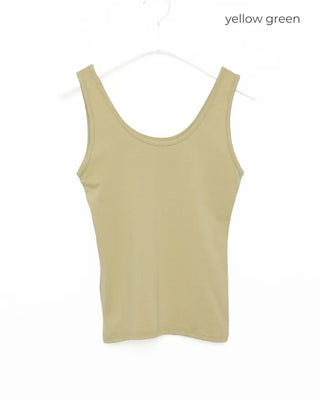 U-neck slim sleeveless dress
