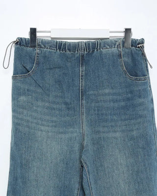 Wide-fit denim pants