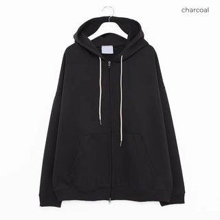 (Unisex) Cotton Hooded Zip-Up