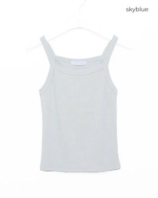 Slim ribbed camisole