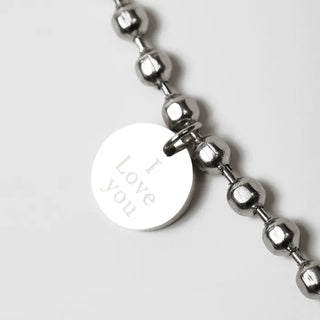 Coin Bear Chain Necklace