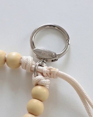 [7th Re-release] (ORIGINAL) Cord Knot Wood Keyring (natural)