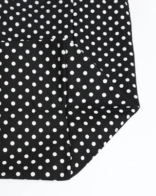 Dot canvas tote bag