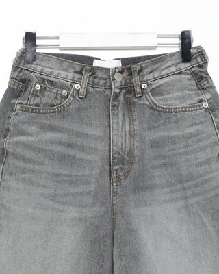 Back-unique center-seam double-pocket jeans
