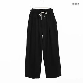 Side pintuck wide pants
