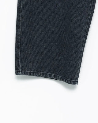 Natural Wash Rib Wide Denim Pants