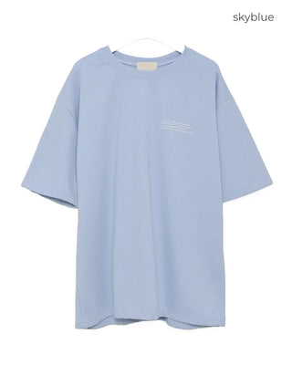 (Unisex) Moon Lettering Short-Sleeve T-Shirt