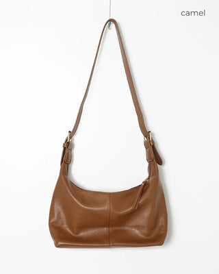 Leather Hobo Shoulder Bag