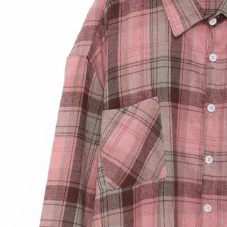Pink checkered shirt